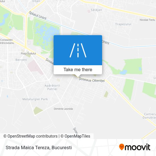 Strada Maica Tereza map