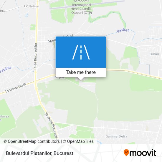 Bulevardul Platanilor map
