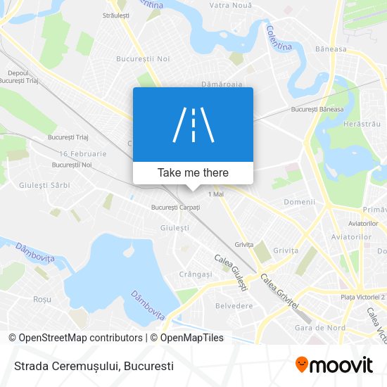 Strada Ceremușului map