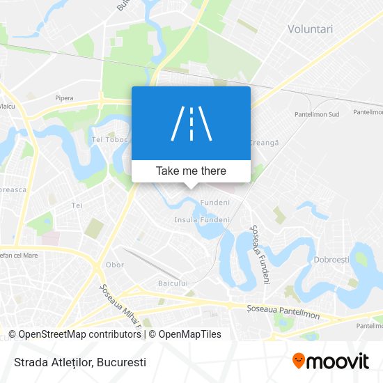 Strada Atleților map