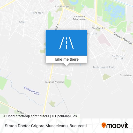 Strada Doctor Grigore Musceleanu map