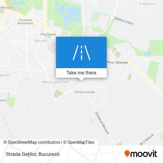 Strada Geților map