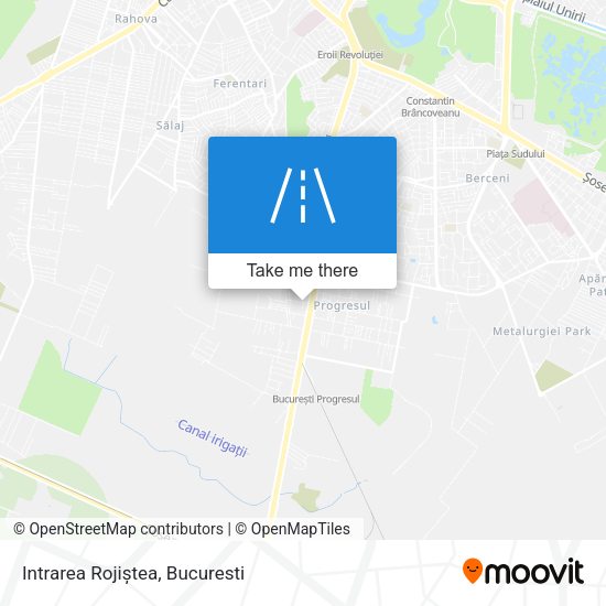 Intrarea Rojiștea map