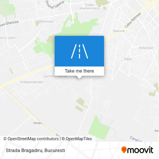 Strada Bragadiru map