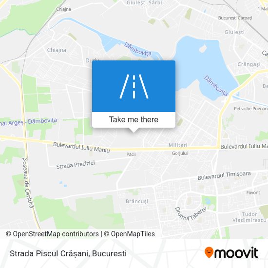 Strada Piscul Crășani map