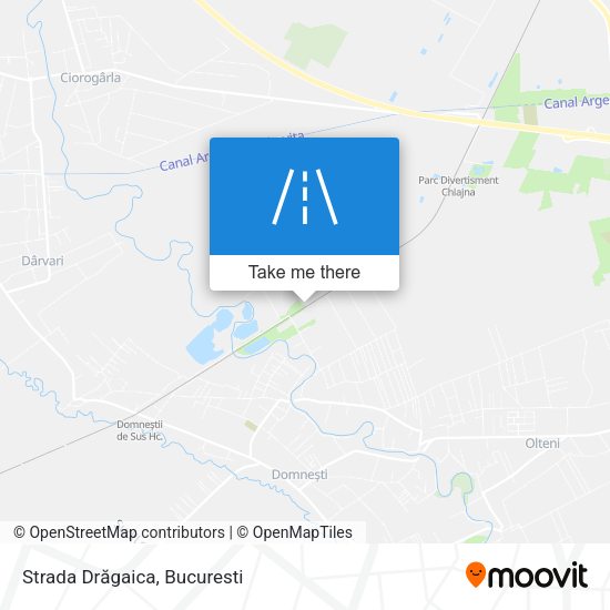 Strada Drăgaica map