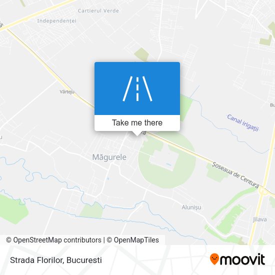 Strada Florilor map