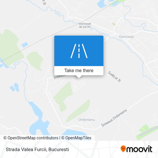 Strada Valea Furcii map