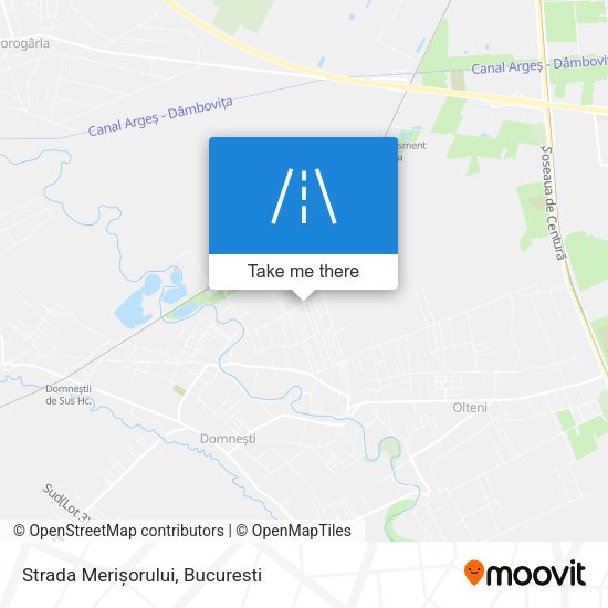 Strada Merișorului map