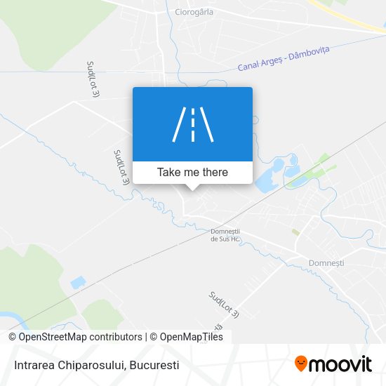 Intrarea Chiparosului map