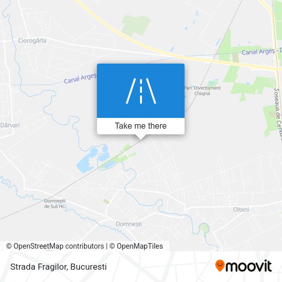 Strada Fragilor map