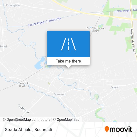 Strada Afinului map