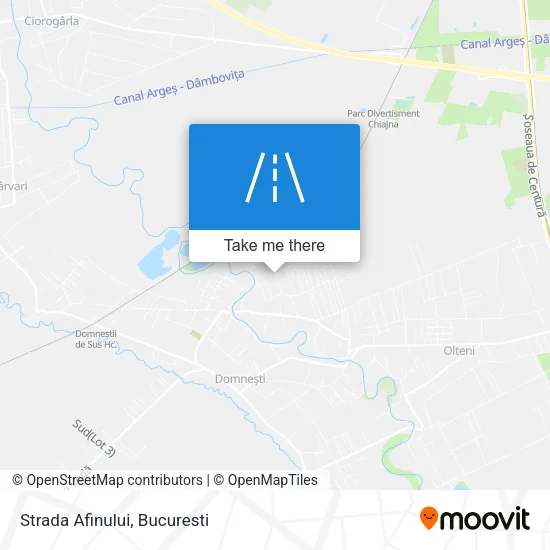Strada Afinului map