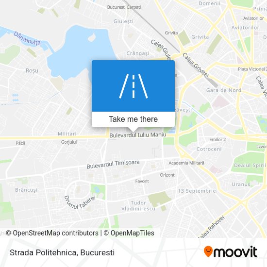 Strada Politehnica map