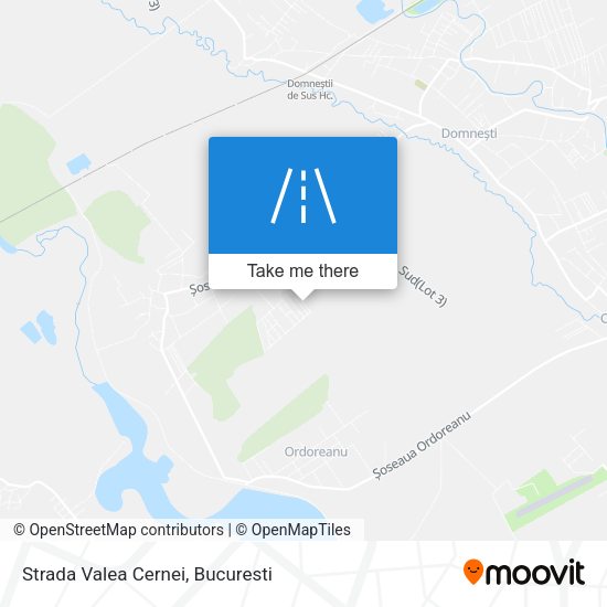 Strada Valea Cernei map