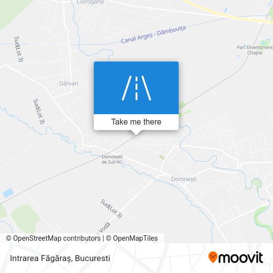 Intrarea Făgăraș map