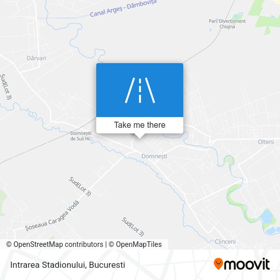 Intrarea Stadionului map