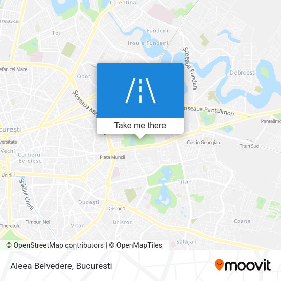 Aleea Belvedere map