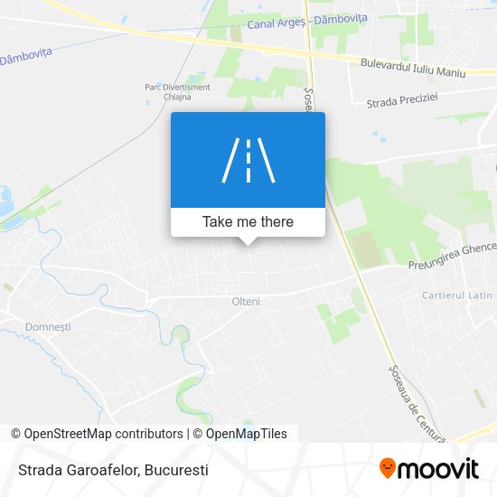 Strada Garoafelor map