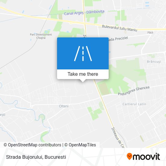 Strada Bujorului map