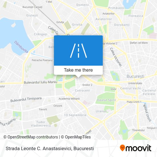 Strada Leonte C. Anastasievici map