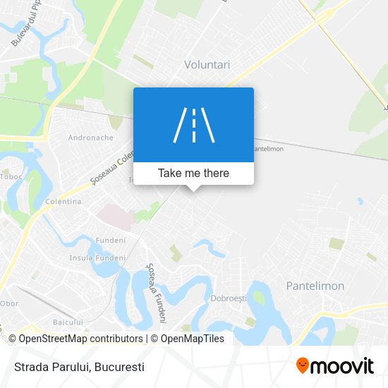 Strada Parului map
