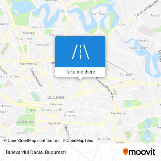 Bulevardul Dacia map