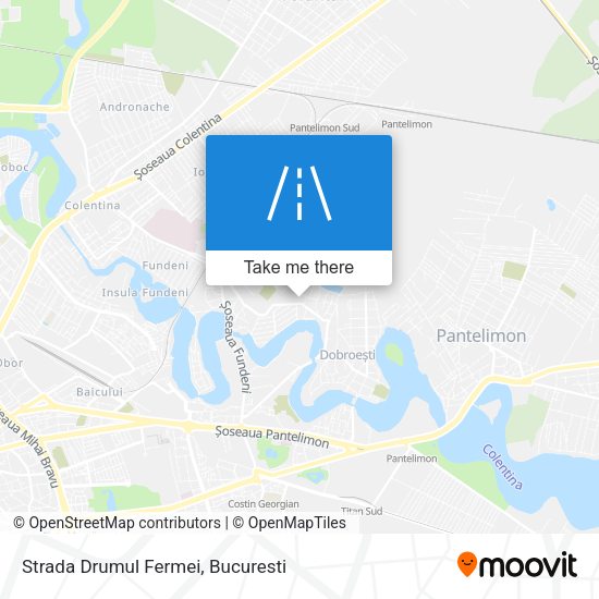 Strada Drumul Fermei map