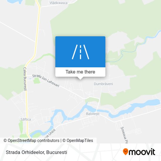 Strada Orhideelor map