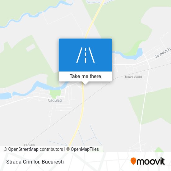 Strada Crinilor map