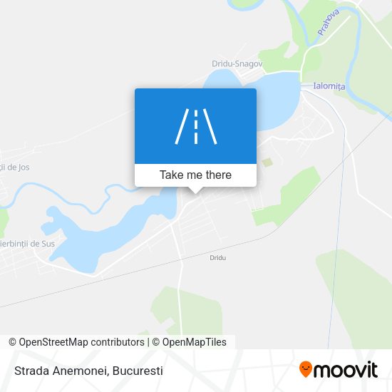Strada Anemonei map