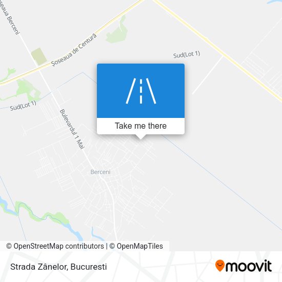 Strada Zânelor map