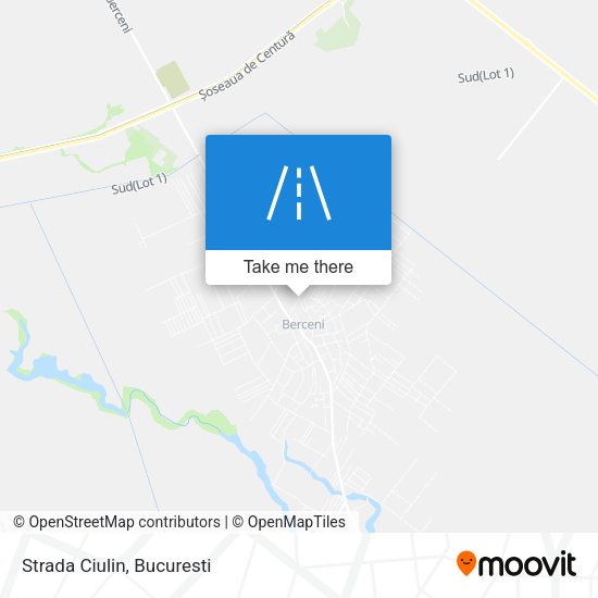 Strada Ciulin map