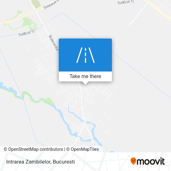 Intrarea Zambilelor map