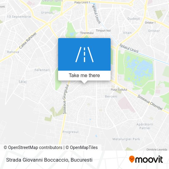 Strada Giovanni Boccaccio map