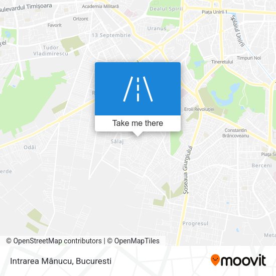 Intrarea Mânucu map