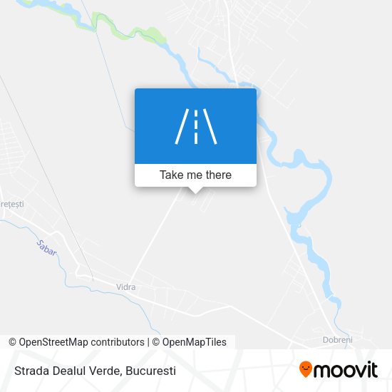 Strada Dealul Verde map