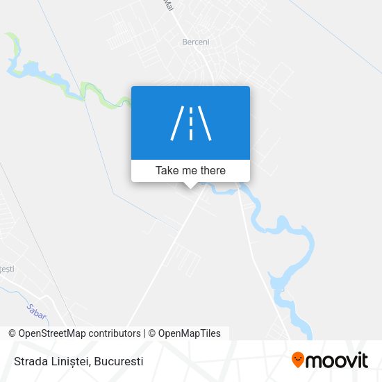 Strada Liniștei map