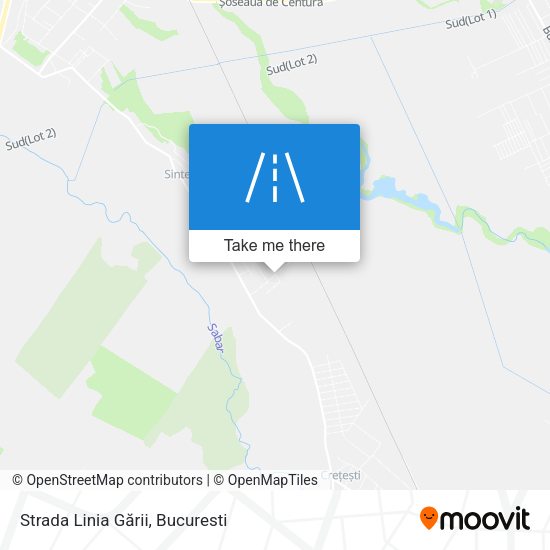 Strada Linia Gării map