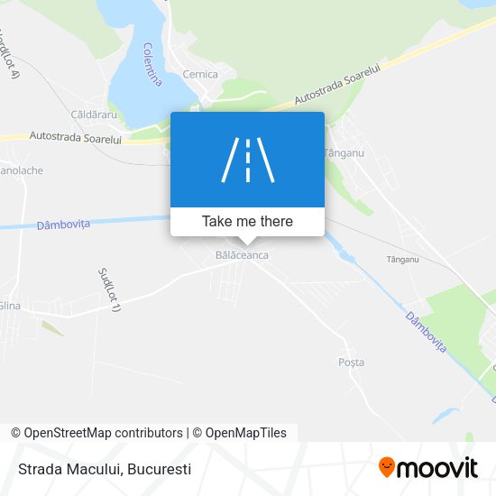 Strada Macului map