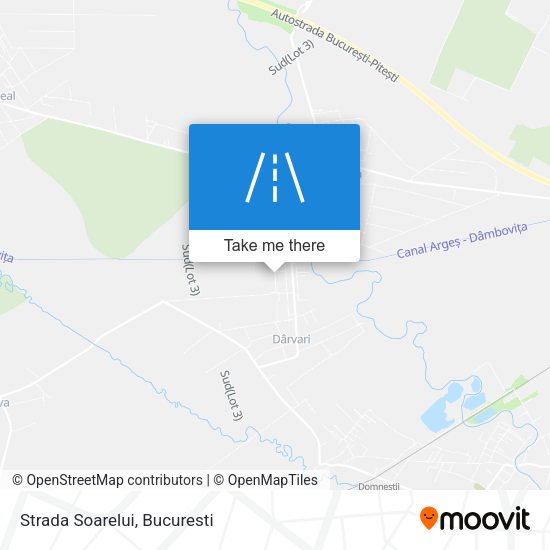 Strada Soarelui map