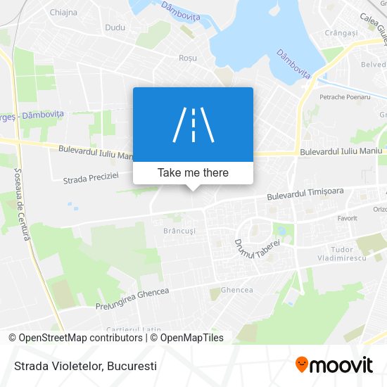 Strada Violetelor map
