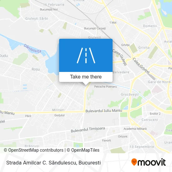 Strada Amilcar C. Săndulescu map