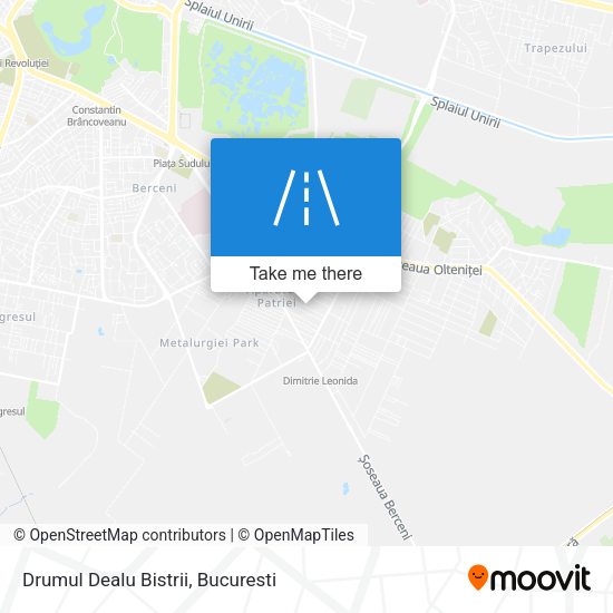 Drumul Dealu Bistrii map
