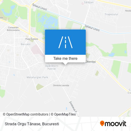 Strada Orgu Tănase map