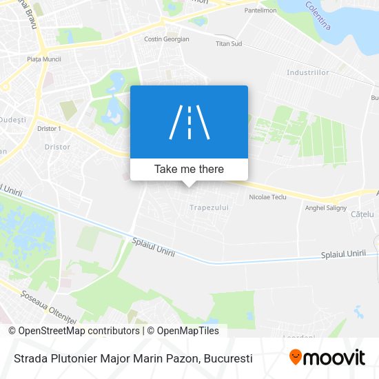 Strada Plutonier Major Marin Pazon map