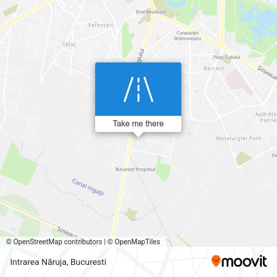 Intrarea Năruja map
