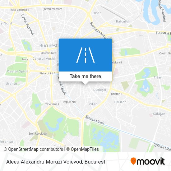 Aleea Alexandru Moruzi Voievod map