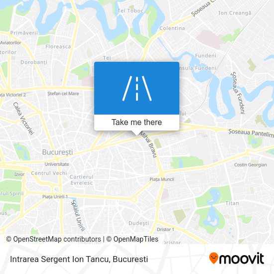 Intrarea Sergent Ion Tancu map