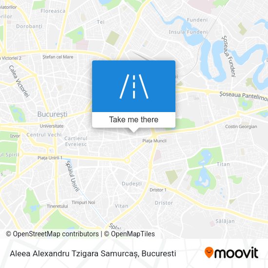 Aleea Alexandru Tzigara Samurcaș map